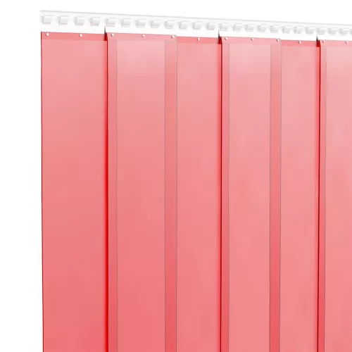 Piros PVC ajtófüggöny 200 mm x 1,6 mm 50 m