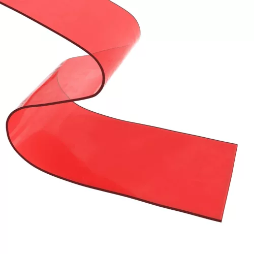 Piros PVC ajtófüggöny 200 mm x 1,6 mm 50 m