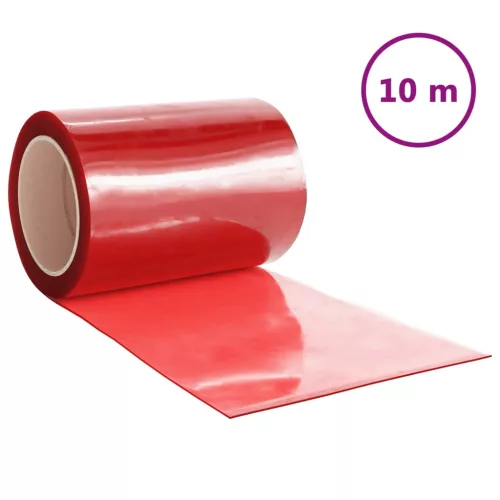 Piros PVC ajtófüggöny 300 mm x 2,6 mm 10 m