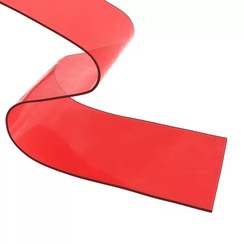 Piros PVC ajtófüggöny 300 mm x 2,6 mm 10 m