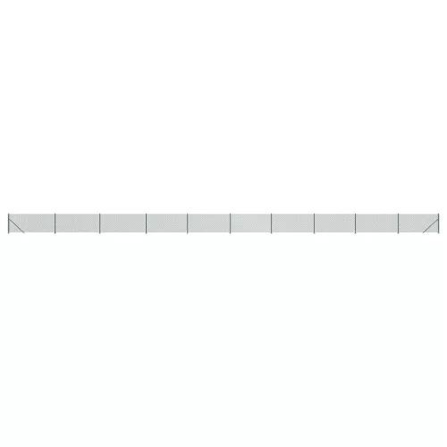 Zöld drótkerítés illesztőperemmel 0,8 x 25 m