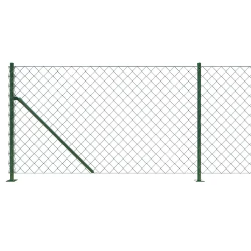 Zöld drótkerítés illesztőperemmel 0,8 x 25 m