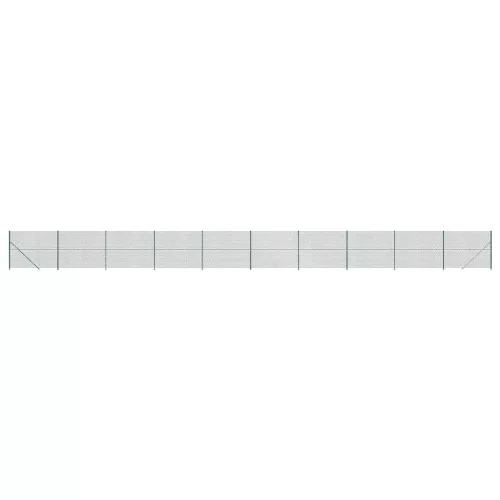 Zöld drótkerítés illesztőperemmel 1,4 x 25 m
