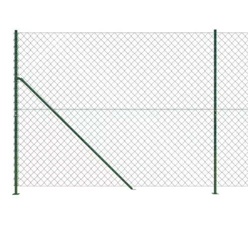 Zöld drótkerítés illesztőperemmel 1,4 x 25 m