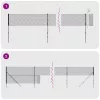 Antracitszürke drótkerítés 2 x 10 m