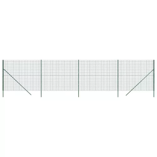 Zöld horganyzott acél drótkerítés 1,8 x 10 m