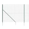 Zöld dróthálós kerítés cövekekkel 1,6 x 10 m