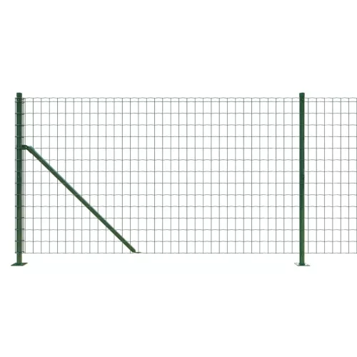 Zöld dróthálós kerítés illesztőperemmel 0,8x25 m