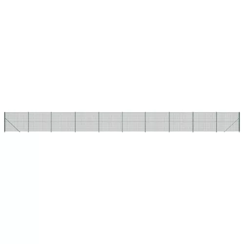 Zöld dróthálós kerítés illesztőperemmel 1,4x25 m
