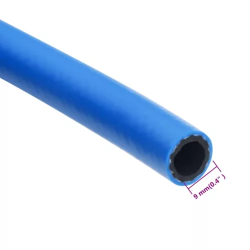 Kék PVC légtömlő 0,6" 2 m