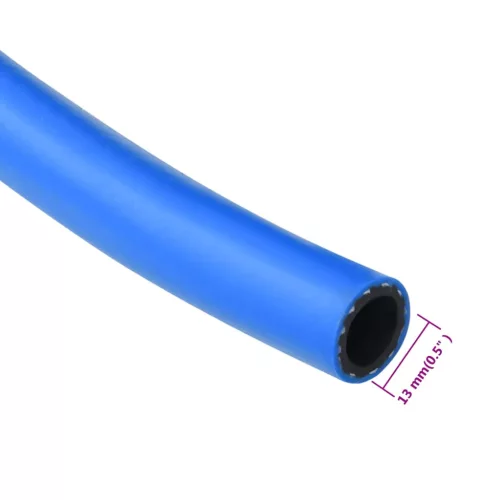 Kék PVC légtömlő 0,7" 2 m
