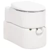 Fehér beépített HDPE és acél kemping WC 24+17 L