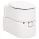 Fehér beépített HDPE és acél kemping WC 24+17 L