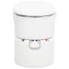 Fehér beépített HDPE és acél kemping WC 24+17 L