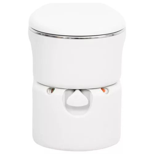 Fehér beépített HDPE és acél kemping WC 24+17 L