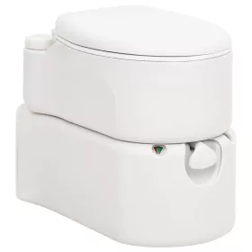 Fehér beépített HDPE és zománc kemping WC 24+17 L