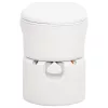 Fehér beépített HDPE és zománc kemping WC 24+17 L