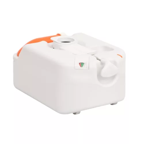 Fehér beépített HDPE és zománc kemping WC 24+17 L