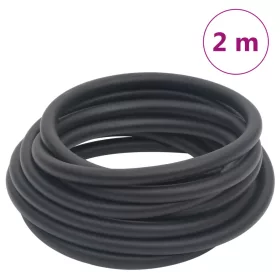 Fekete gumi és PVC hibrid légtömlő 0,6" 2 m