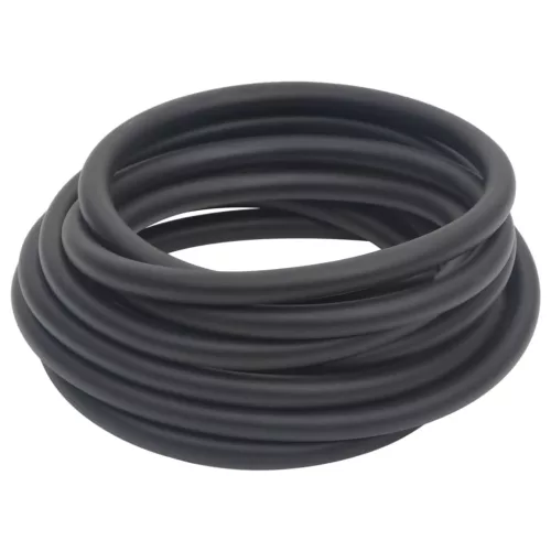 Fekete gumi és PVC hibrid légtömlő 0,6" 2 m