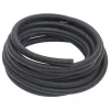 Fekete gumi és PVC hibrid légtömlő 0,6" 2 m