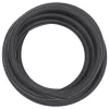 Fekete gumi és PVC hibrid légtömlő 0,6" 2 m