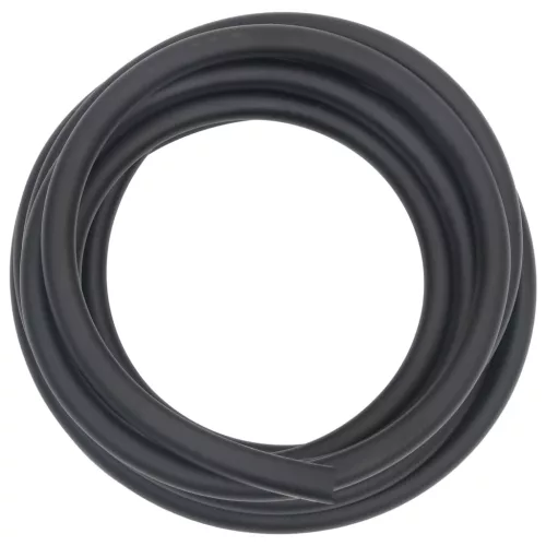 Fekete gumi és PVC hibrid légtömlő 0,6" 2 m