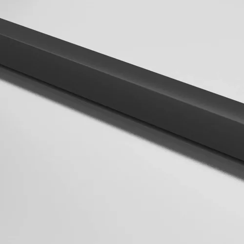 Fekete edzett üveg és alumínium beltéri ajtó 102,5x201,5 cm