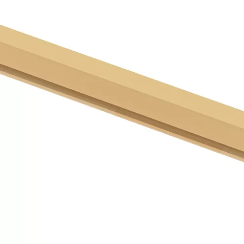 Arany edzett üveg és alumínium vékony beltéri ajtó 83x201,5 cm