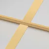 Arany edzett üveg és alumínium vékony beltéri ajtó 93x201,5 cm