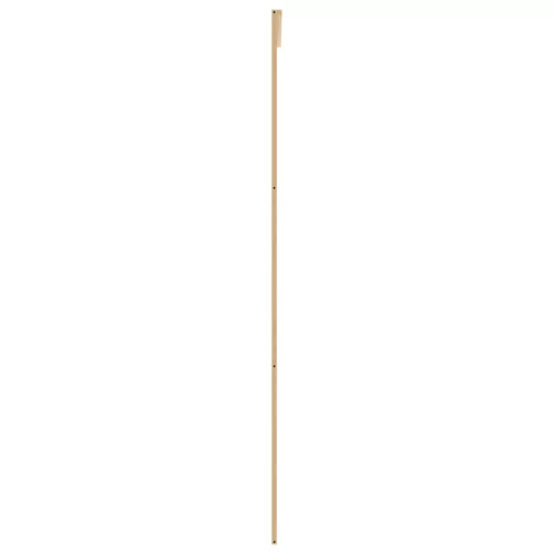 Aranyszínű átlátszó ESG üveg és alumínium tolóajtó 76 x 205 cm