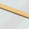 Aranyszínű átlátszó ESG üveg és alumínium tolóajtó 90 x 205 cm
