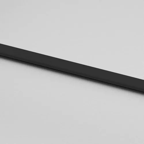 Fekete edzett üveg és alumínium tolóajtó 76 x 205 cm