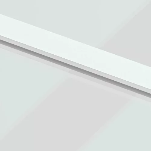 Fehér edzett üveg és alumínium tolóajtó 102,5 x 205 cm