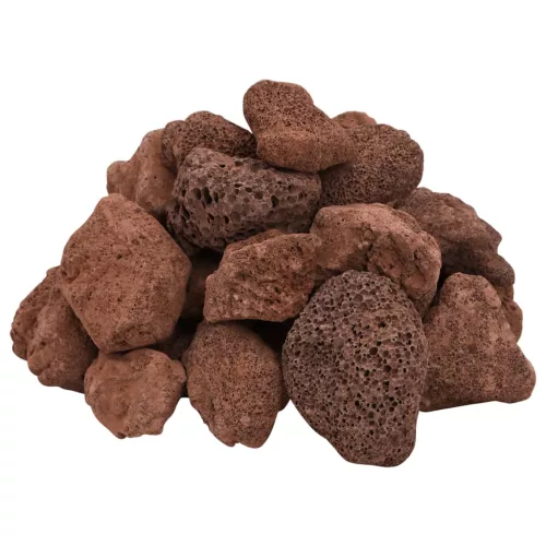 Piros vulkanikus kőzetek 5-8 cm 25 kg
