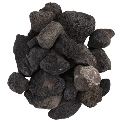 Fekete vulkanikus kőzetek 5-8 cm 25 kg