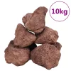 Piros vulkanikus kőzetek 10-30 cm 10 kg