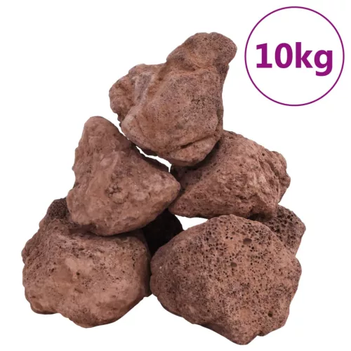 Piros vulkanikus kőzetek 10-30 cm 10 kg