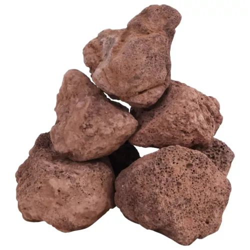 Piros vulkanikus kőzetek 10-30 cm 25 kg