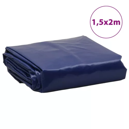 Kék ponyva 1,5x2 m 650 g/m²