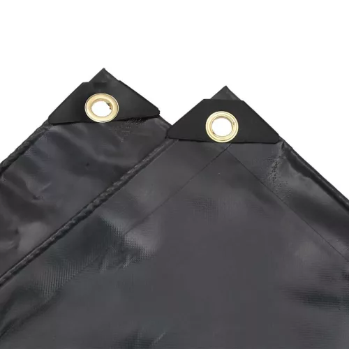 Antracitszürke ponyva 1,5 x 20 m 650 g/m²