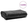 Antracitszürke ponyva 1,5 x 20 m 650 g/m²