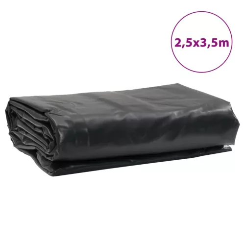 Antracitszürke ponyva 2,5 x 3,5 m 650 g/m²