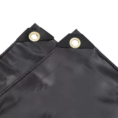 Antracitszürke ponyva 2,5 x 4,5 m 650 g/m²