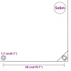 Antracitszürke ponyva 650 g/m² 5 x 6 m