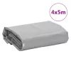 Szürke ponyva 4 x 5 m 650 g/m²