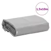 Szürke ponyva 1,5 x 10 m 650 g/m²