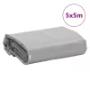 Szürke ponyva 5 x 5 m 650 g/m²