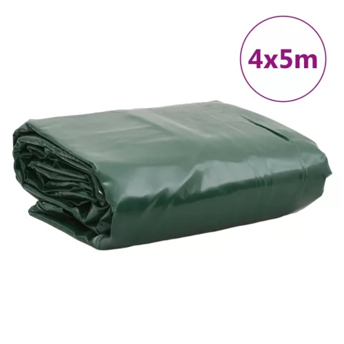 Zöld ponyva 4 x 5 m 650 g/m²