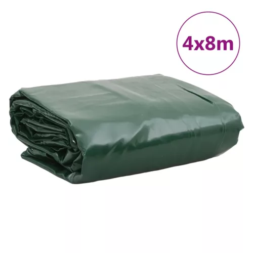 Zöld ponyva 4 x 8 m 650 g/m²